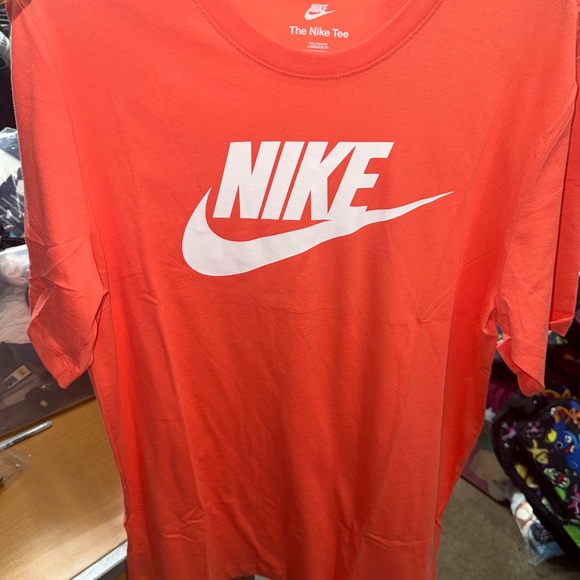 Nike Other - Nike Bright Coral T-Shirt with White Swoosh